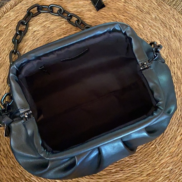 New badgley mischka black shoulder chain bag - Picture 5 of 10